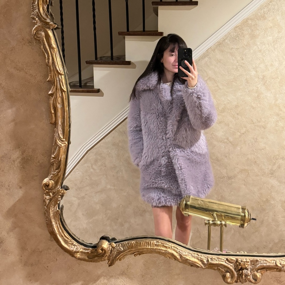 MANGO / MNG faux fur coat